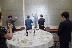西川会長乾杯のご発声