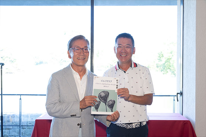 優勝の能登真さん
